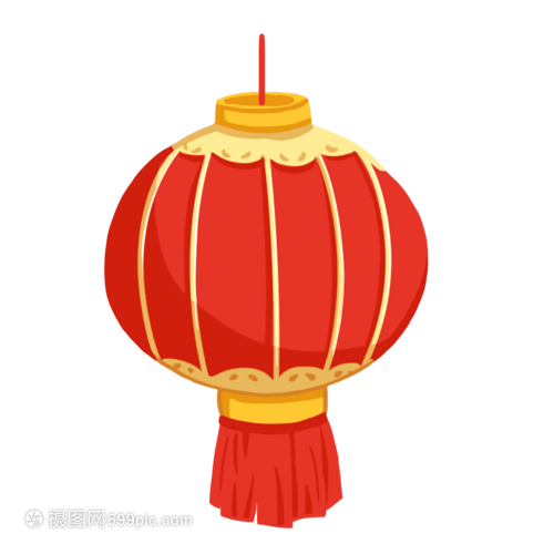卡通扁平燈籠