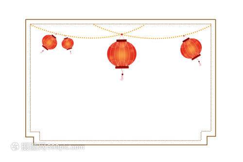 中秋節(jié)燈籠邊框