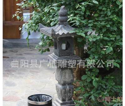 【廣信雕塑廠家熱銷仿古青石日式燈籠戶外庭院塔園林石雕家居擺件來圖可定制高1米】 - 產(chǎn)品庫