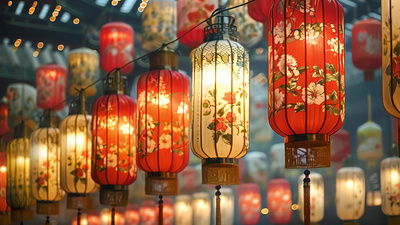 燈籠ae模板 燈籠pr模板 燈籠視頻素材 千庫網(wǎng)